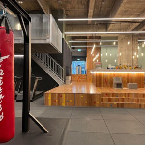 Bos Extreme Impact 43mm fitnesstegels bij Vondelgym Rotterdam