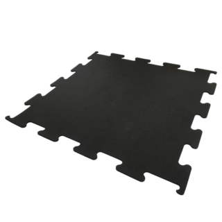 Bovenaanzicht Ultra Interlock 15mm volledig zwart.